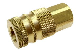 1/4" Industrial Coupler, 1/4" FPT