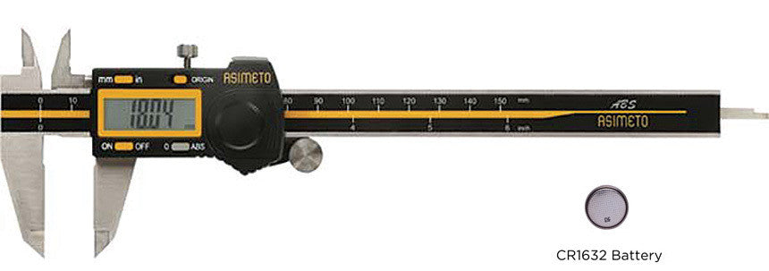 Asimeto 0-6" Digital Caliper